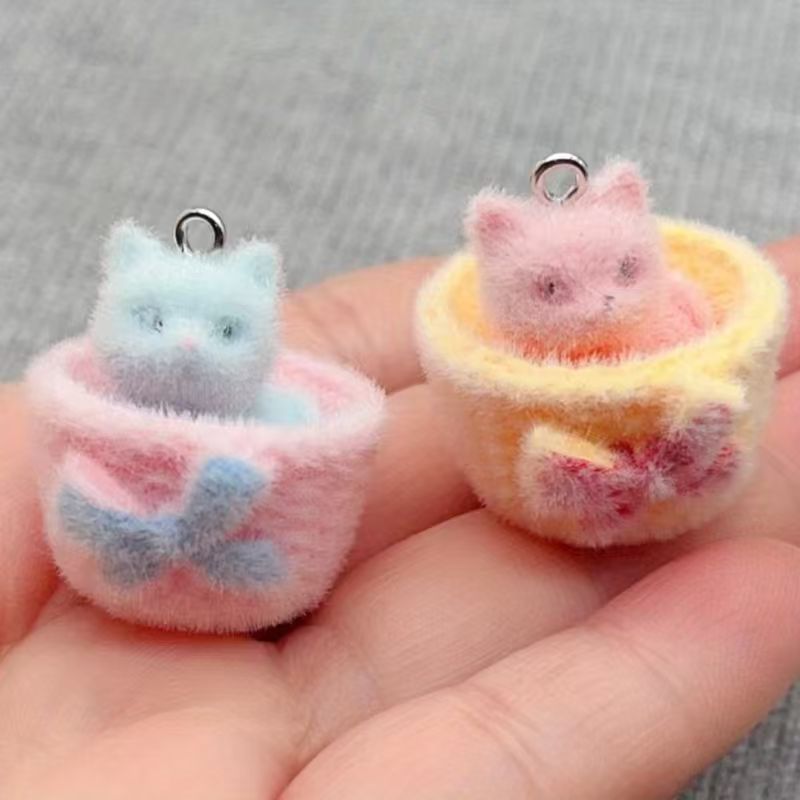Resin Art Accessories - 4 szt. zawieszek 3D z żywicy