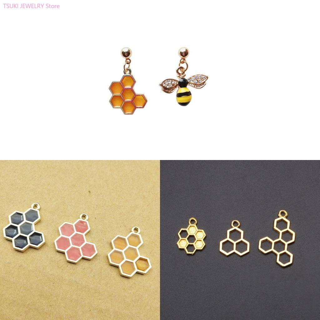 Bezels Pendant Resin - 62KE 10x/zestaw złoty wisiorek o strukturze