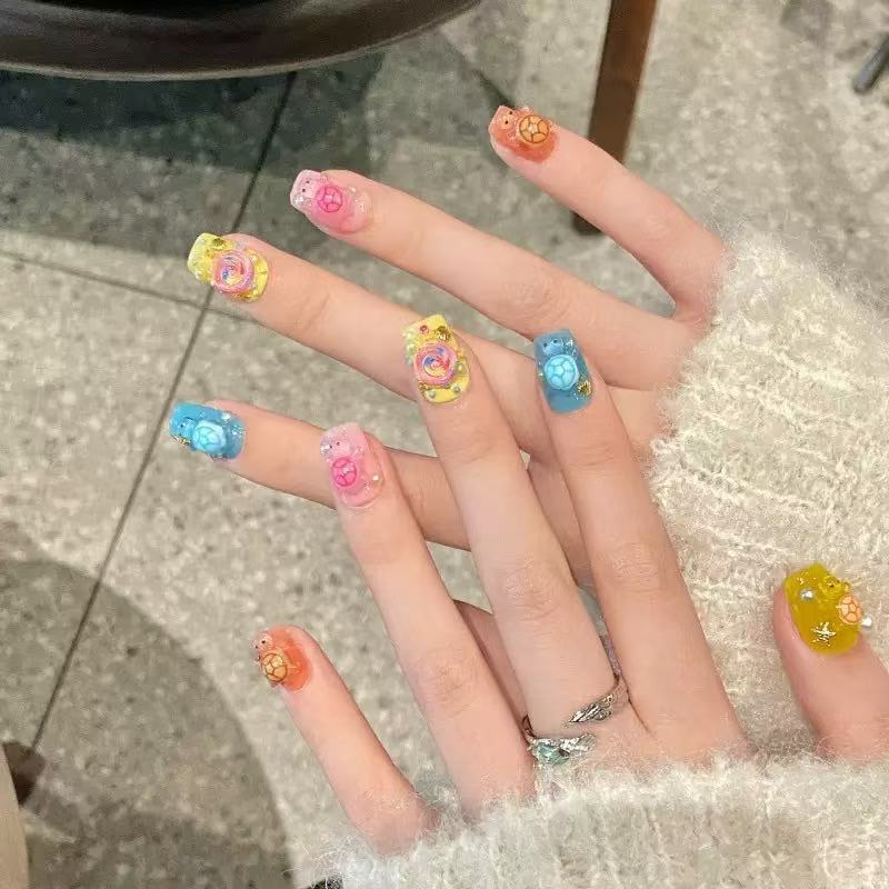 Resin Art Accessories - 100 mini kolorowych żywicznych ozdób w