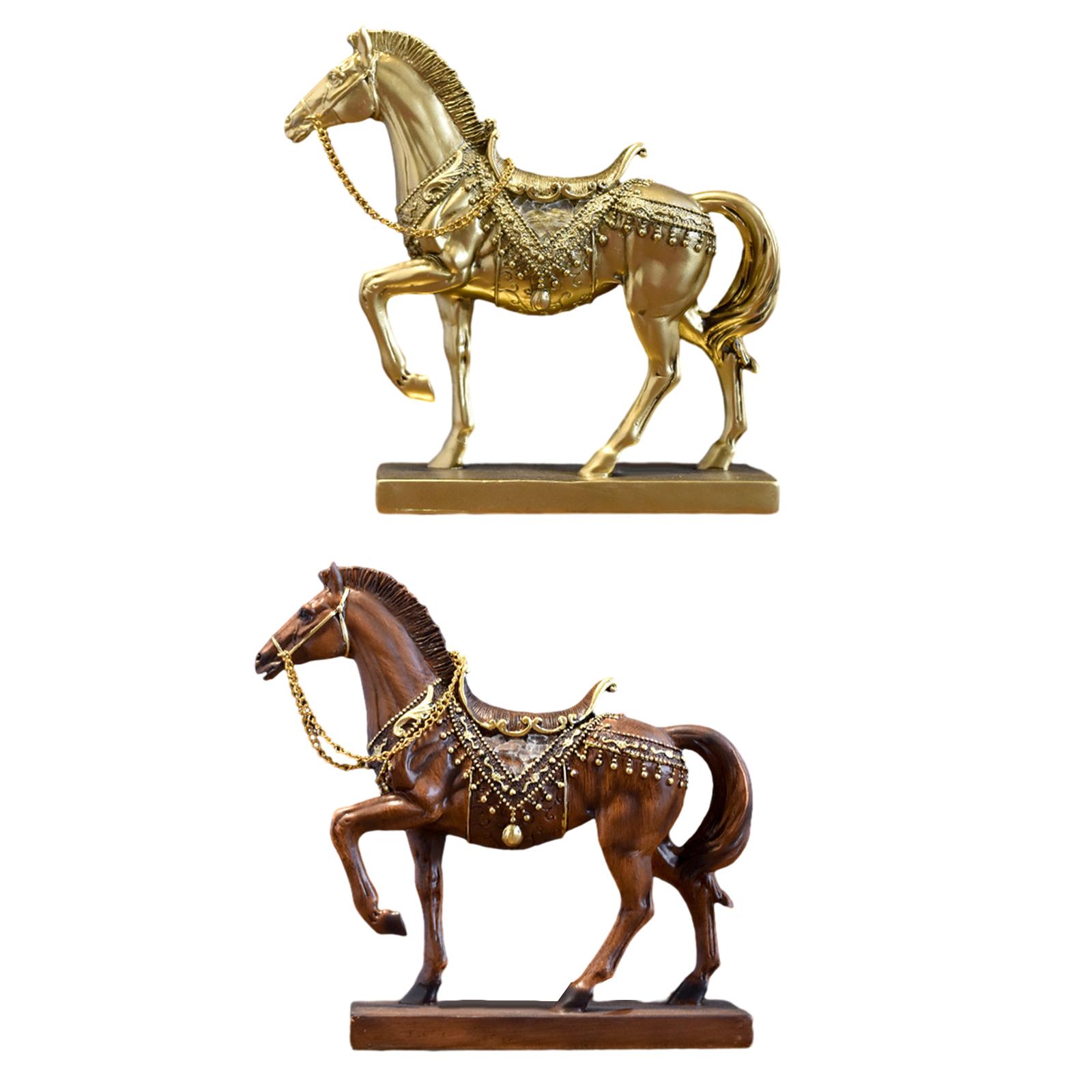 Resin Art Table Top - Figurka konia statuetka konia dekoracja blatu,