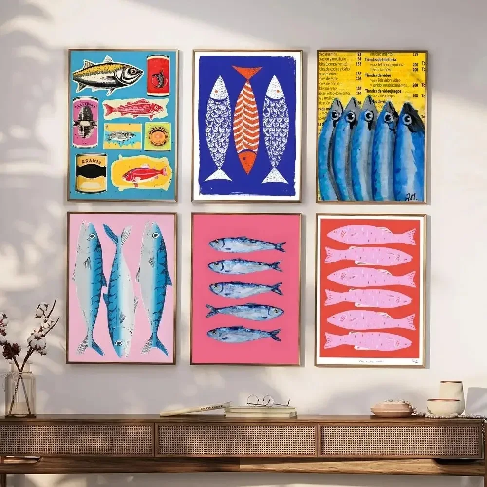 Resin Art Ocean - Kolorowe Sardyny Homary Ryby Zwierzęta Oceaniczne