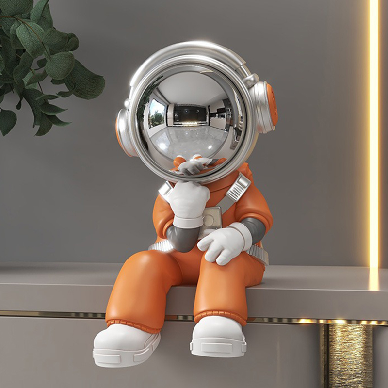 Resin Art Aesthetic - Miniaturowe ozdoby astronautów Salon Estetyczne figurki