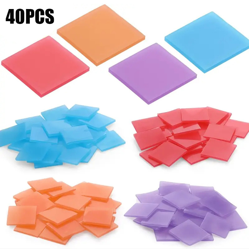 Resin Art Canvas - 40 szt. Wosk do malowania diamentami,