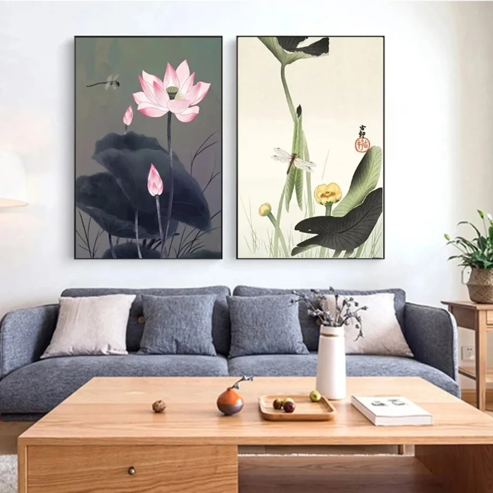 Resin Art With Flowers - Tradycyjny, vintage, retro plakat z motywem