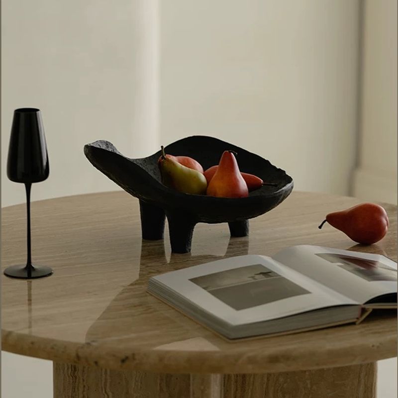 Czarna Patera na Owoce, Żywicz – Resin Art Wooden Tray recenzja i cena