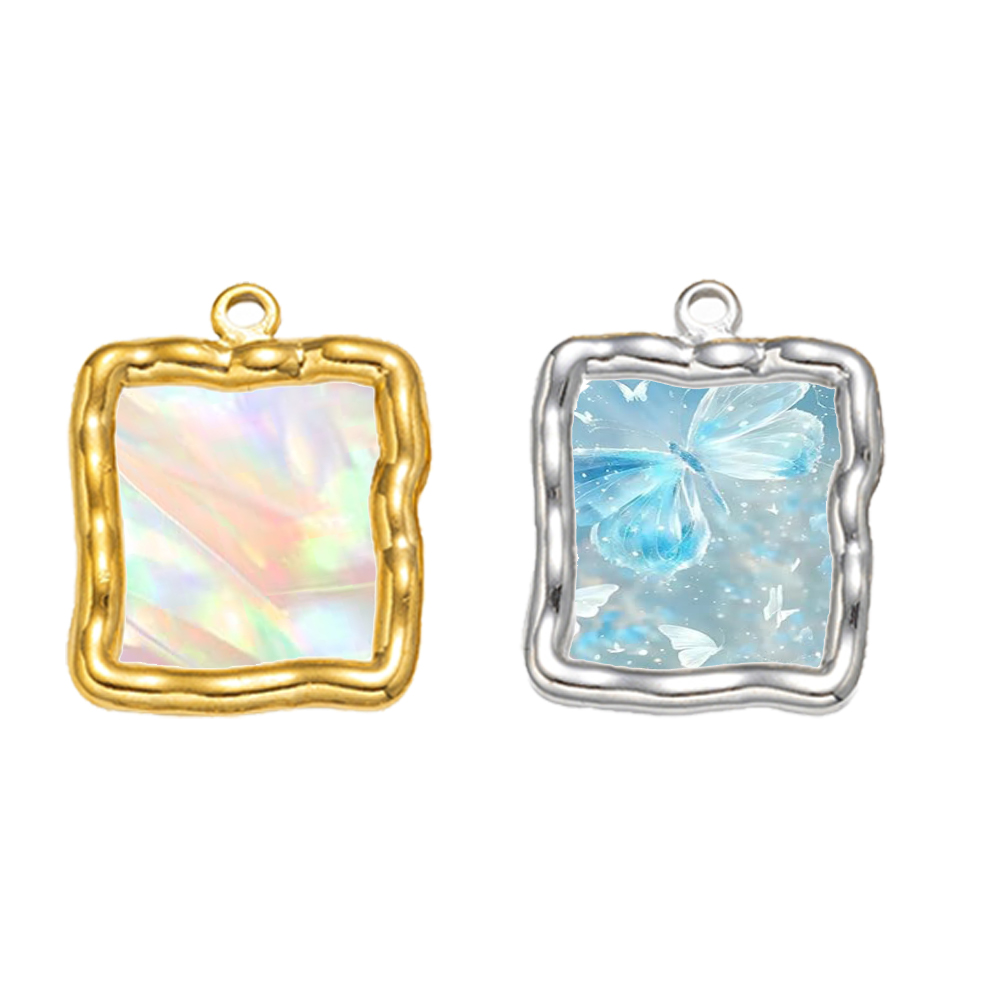 5 szt. Zawieszek ze stali nier – Bezels Pendant Resin recenzja i cena