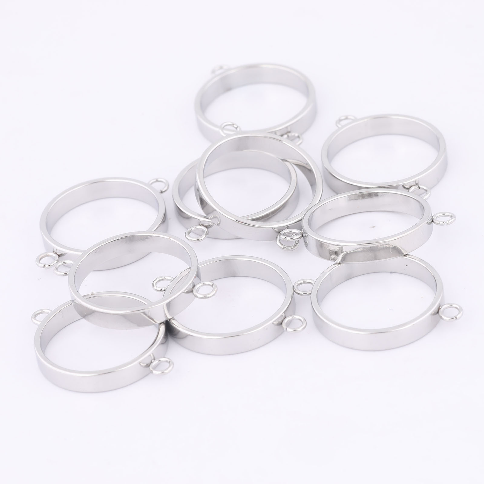 10 sztuk ze stali nierdzewnej  – Bezels Pendant Resin recenzja i cena