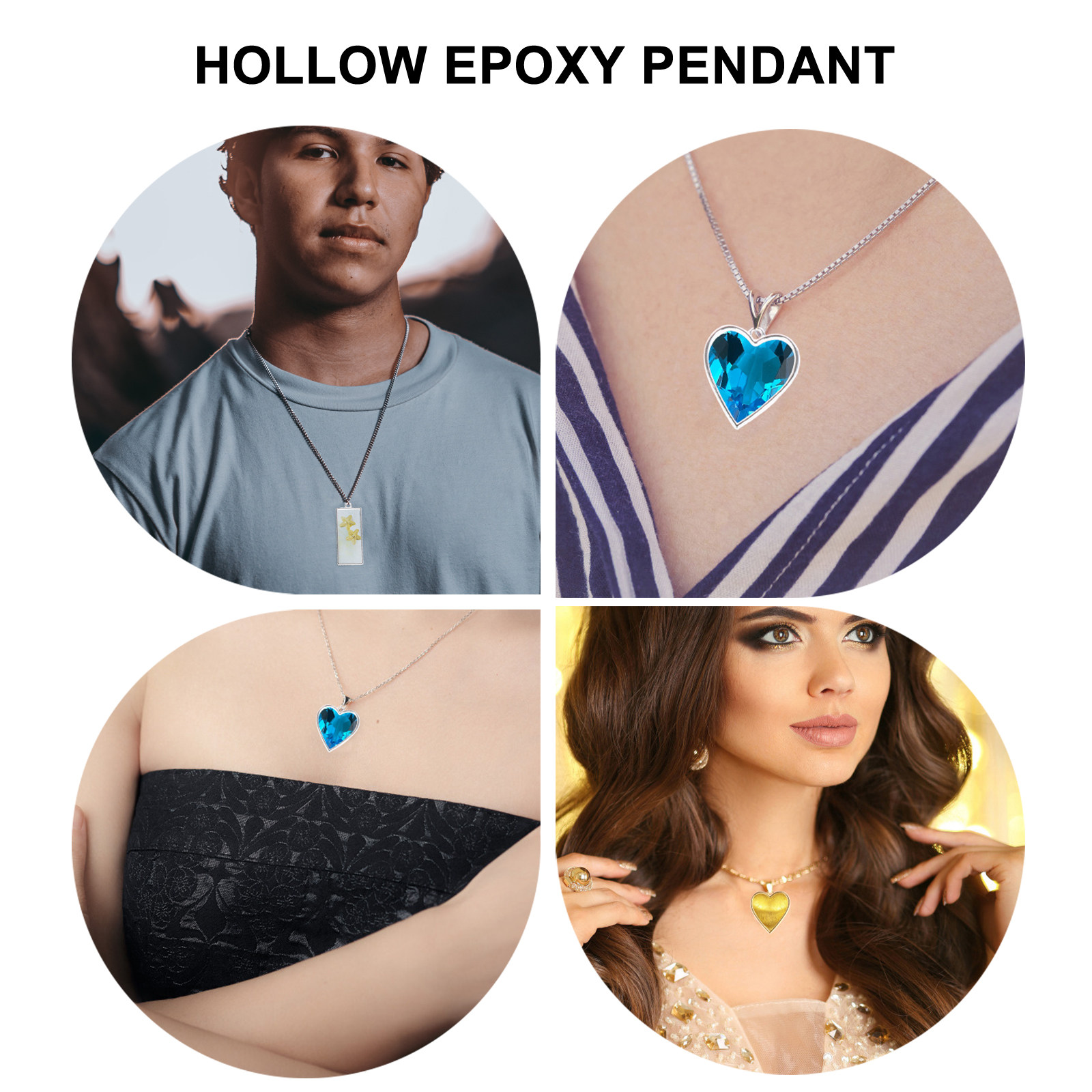 33-częściowy zestaw do samodzi – Bezels Pendant Resin recenzja i cena