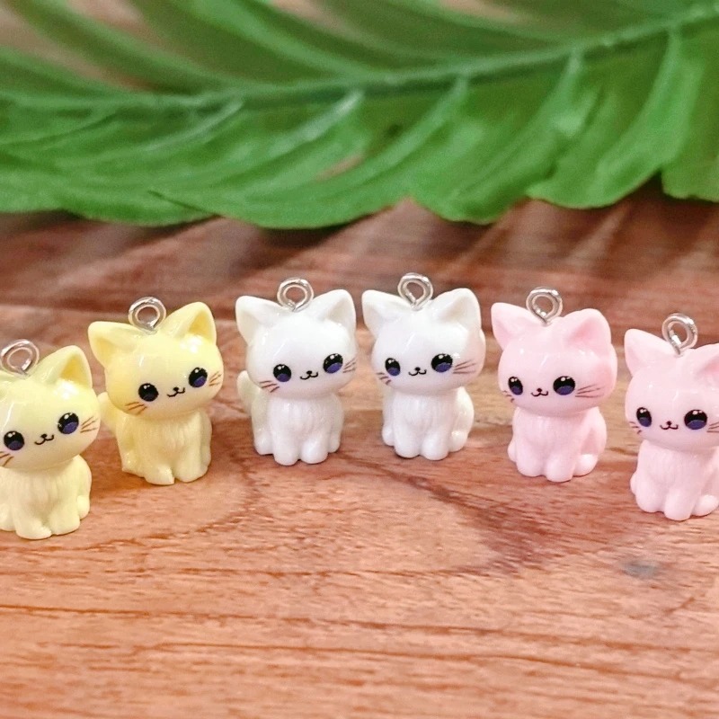 10 szt. 3D Kawaii Urocze Kotki – Resin Art Accessories recenzja i cena