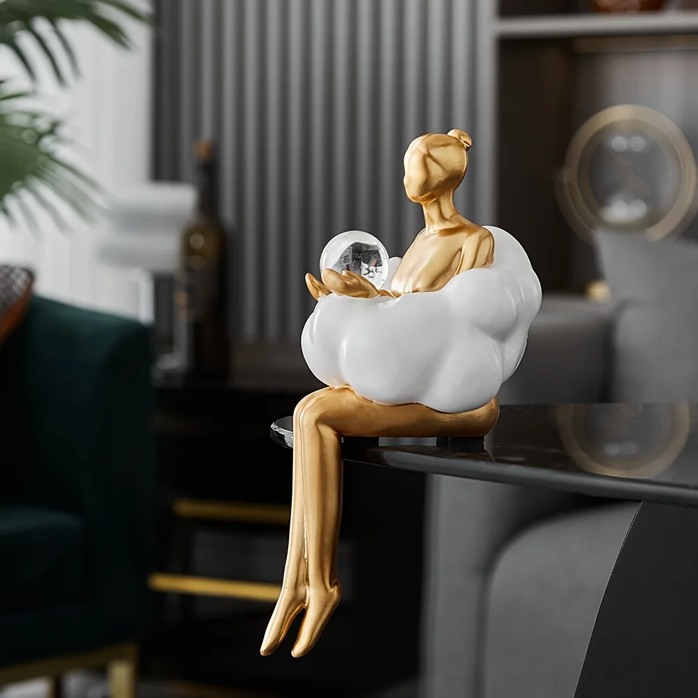 Chmura dziewczyna rzeźba abstr – Resin Art Aesthetic recenzja i cena