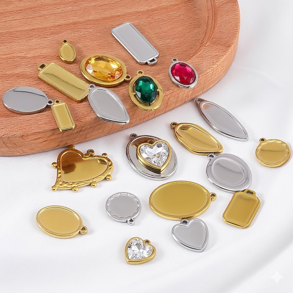 5 szt. 1 szt. Nieblaknące nier – Bezels Pendant Resin recenzja i cena