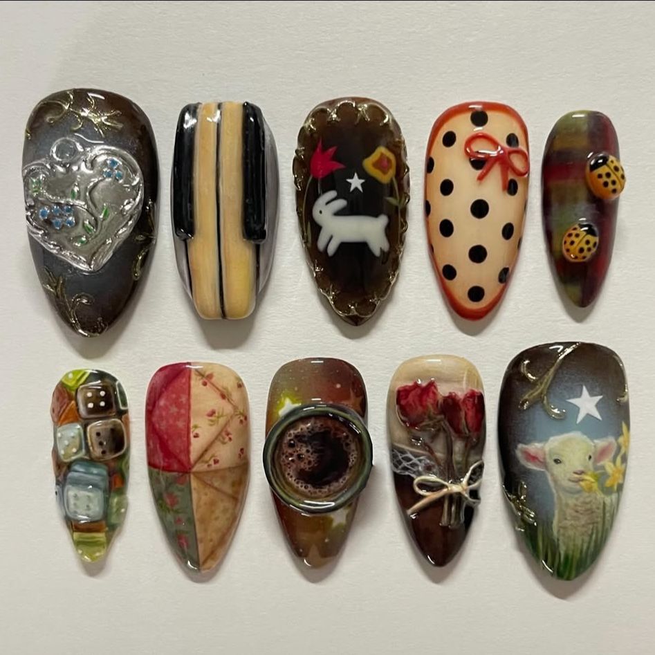 24 szt. Sztuczne Paznokcie w S – Resin Art Ocean recenzja i cena