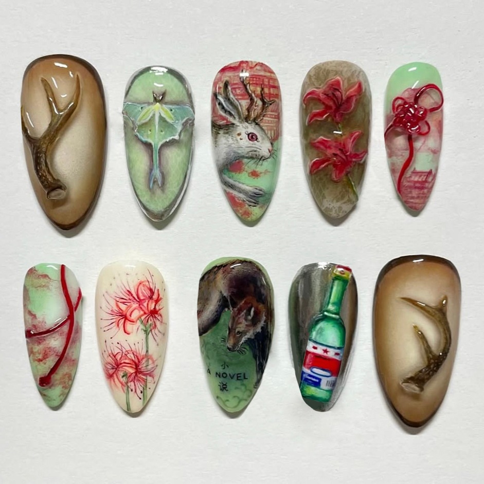 24 szt. Sztuczne Paznokcie w S – Resin Art Ocean recenzja i cena