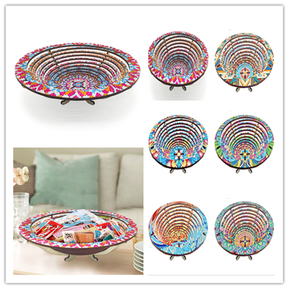 Drewniana mandala 5D Diamond P – Resin Art Wooden Tray recenzja i cena