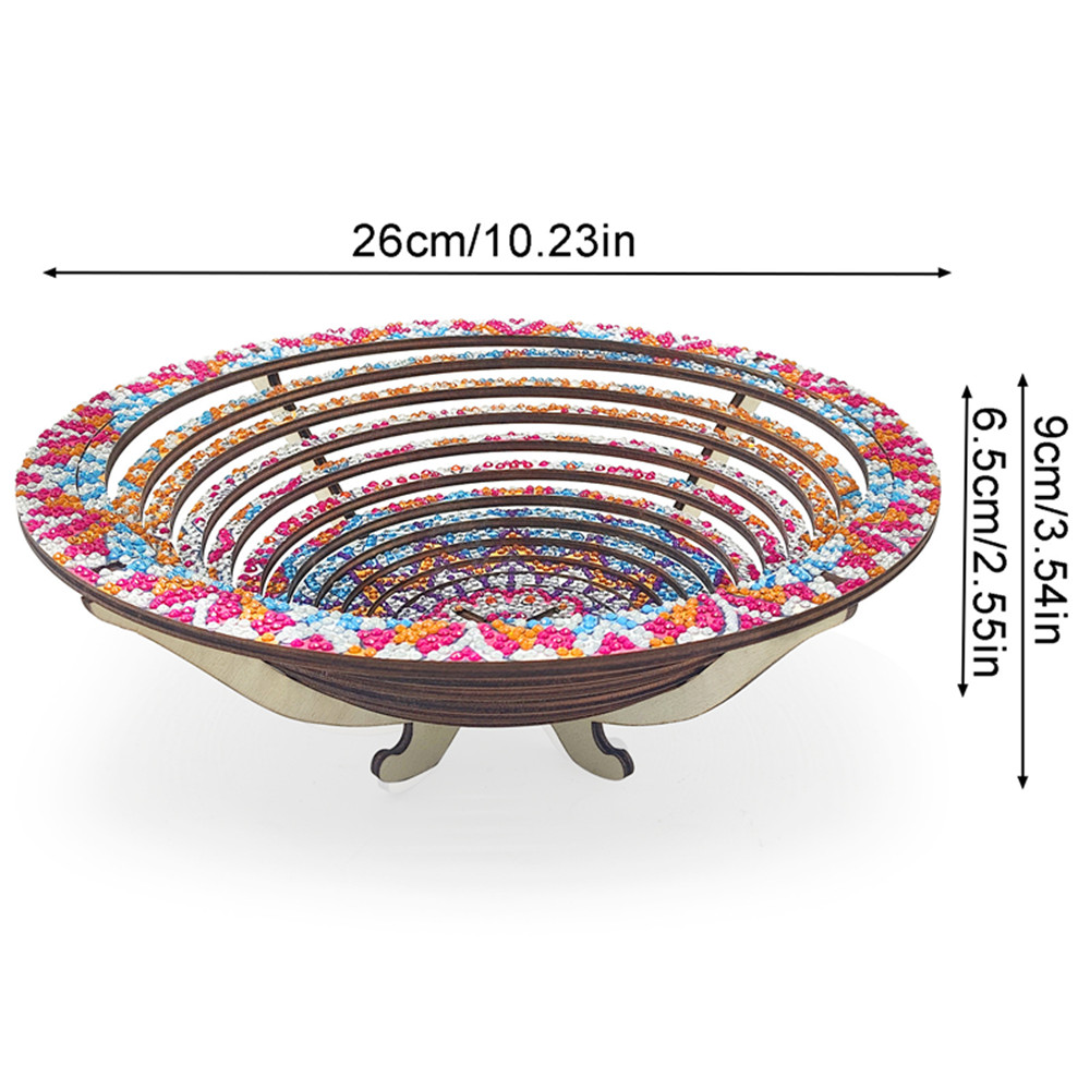 Drewniana mandala 5D Diamond P – Resin Art Wooden Tray recenzja i cena