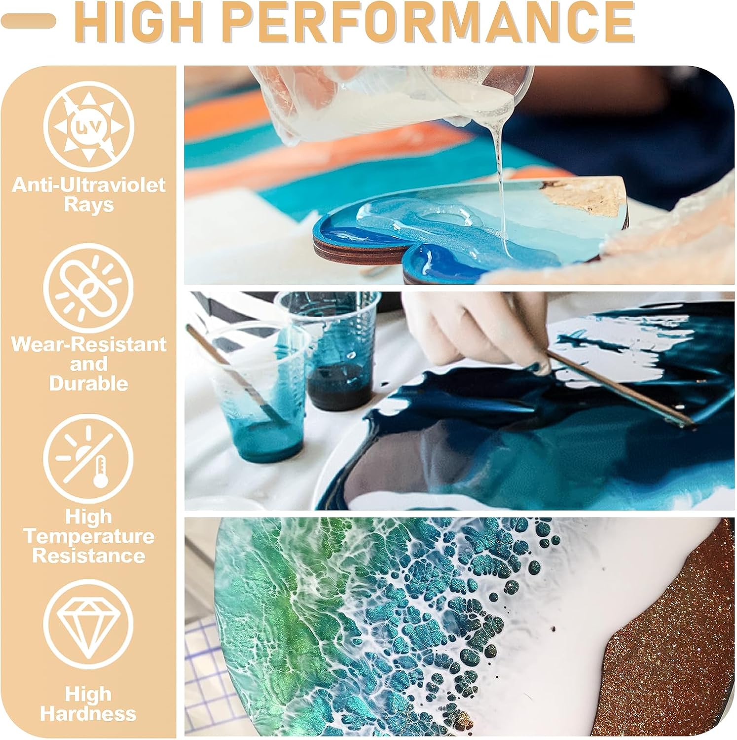 Żywica epoksydowa AB 17.6oz/33 – Resin Art Table Top recenzja i cena