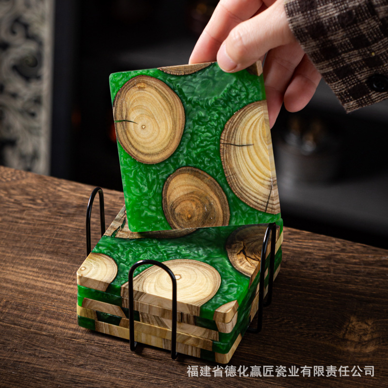 Taca do herbaty Zen Ink-Art Dr – Resin Art Wooden Tray recenzja i cena