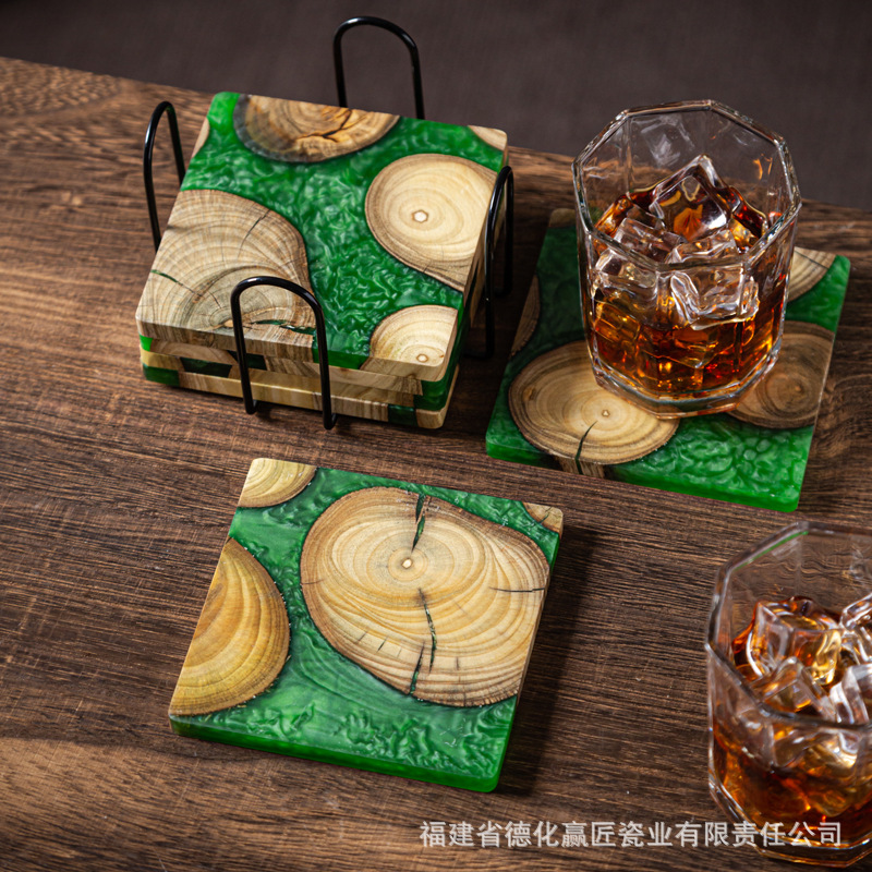 Taca do herbaty Zen Ink-Art Dr – Resin Art Wooden Tray recenzja i cena
