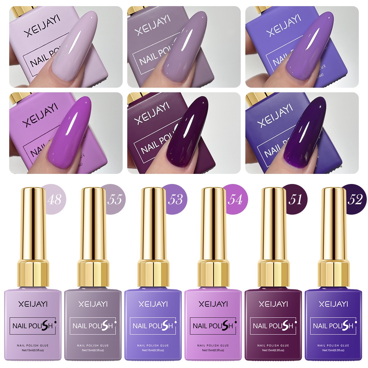 6PCS/SET 15ml Gel Nail Polish  – Resin Art Varnish recenzja i cena