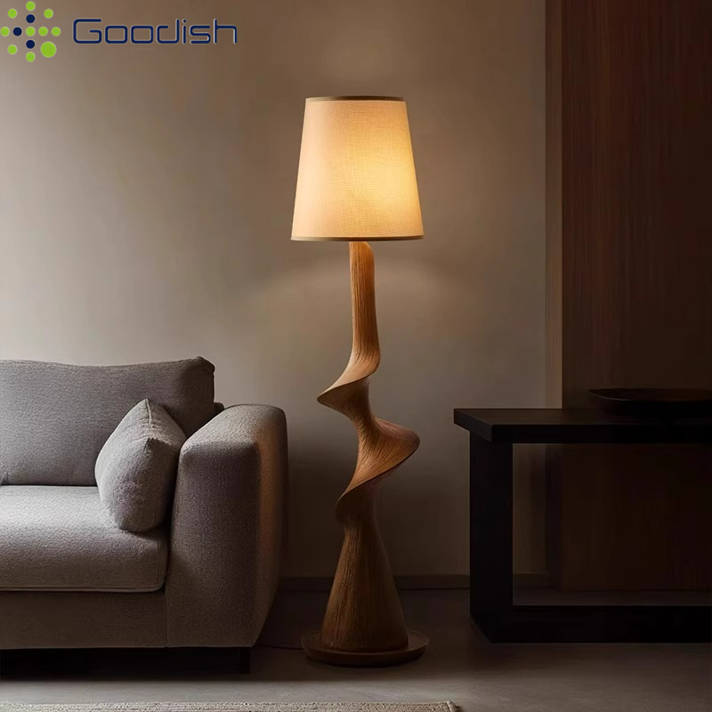 Japońska lampa podłogowa LED w – Resin Art On Wood recenzja i cena