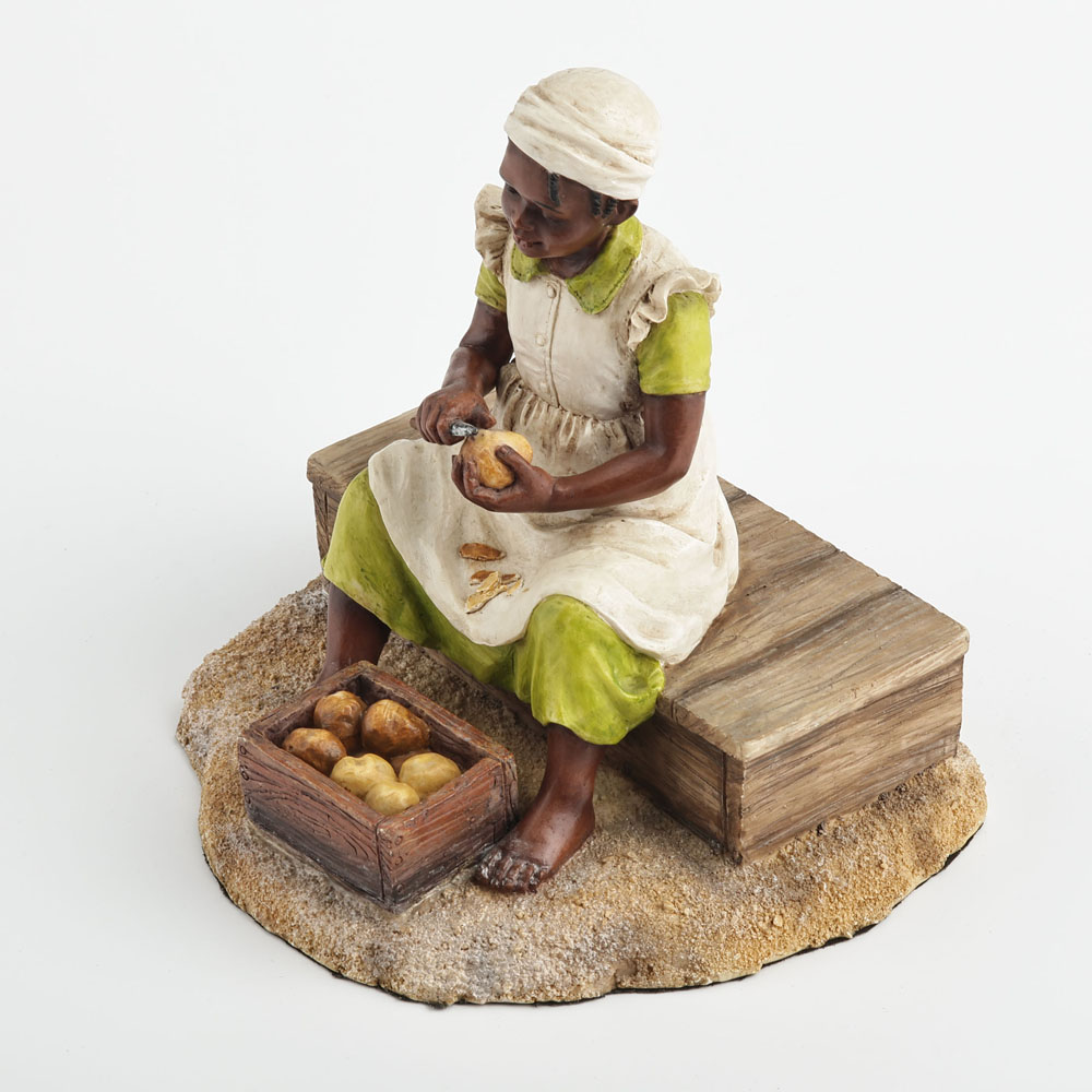 Rzeźba młodej czarnoskórej dzi – Resin Art On Wood recenzja i cena