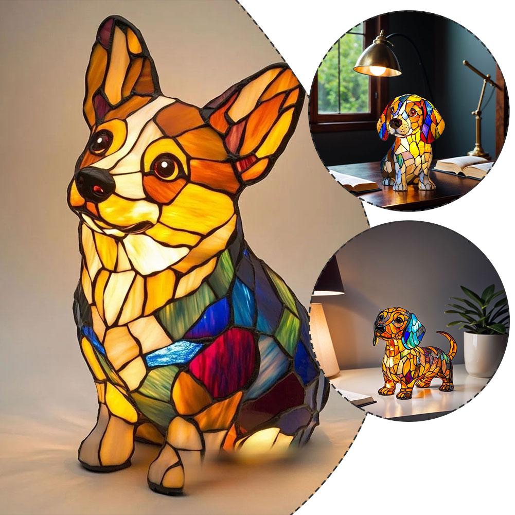 Lampa LED 3D Uroczy Corgi/Mops – Resin Art Table Top recenzja i cena