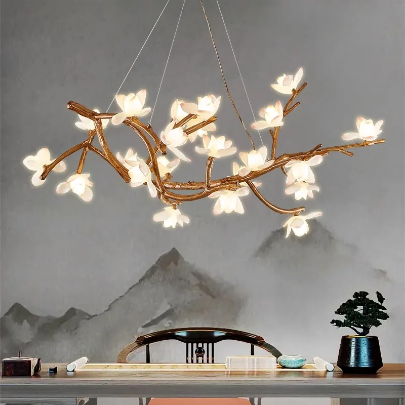 Nowoczesna drewniana lampa wis – Resin Art On Wood recenzja i cena