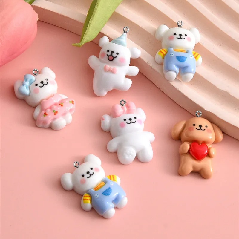 10 szt. Kreskówkowe zawieszki  – Resin Art Accessories recenzja i cena