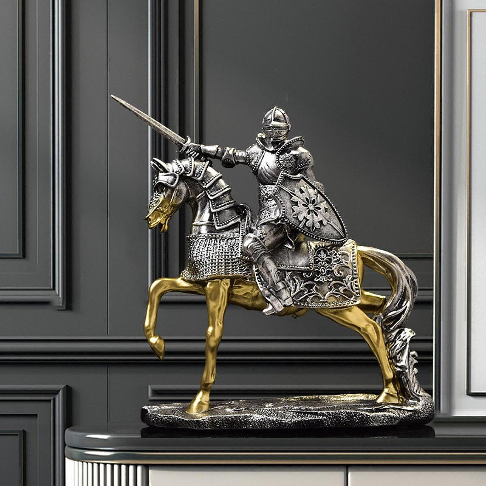 Statuetka konia rycerza sztuka – Resin Art Table Top recenzja i cena
