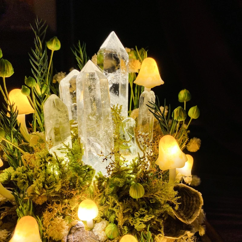 Lampka nocna w kształcie grzyb – Resin Art On Wood recenzja i cena