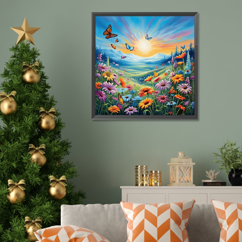 Diamentowe Malowanie Rodzinne  – Resin Art With Flowers recenzja i cena