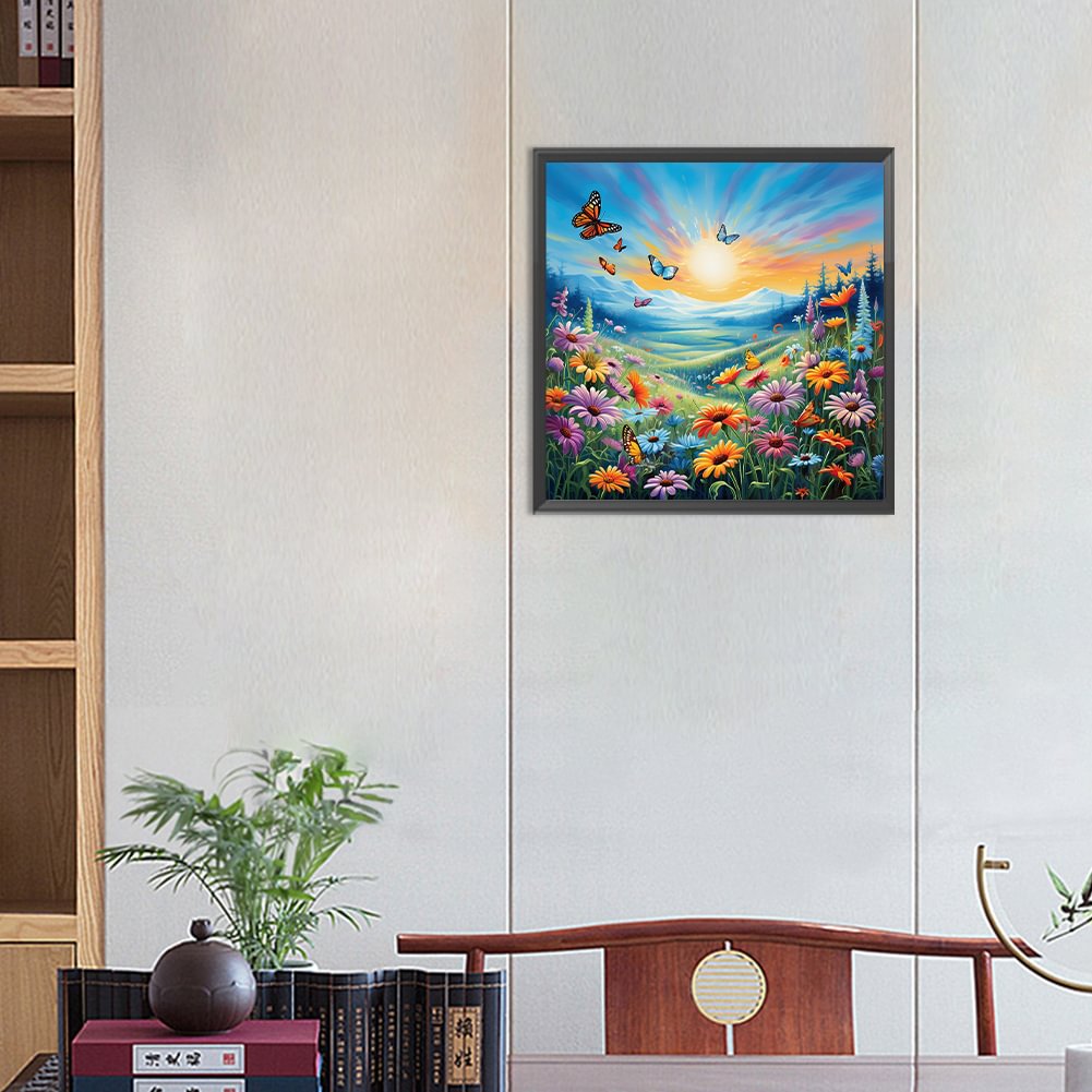 Diamentowe Malowanie Rodzinne  – Resin Art With Flowers recenzja i cena