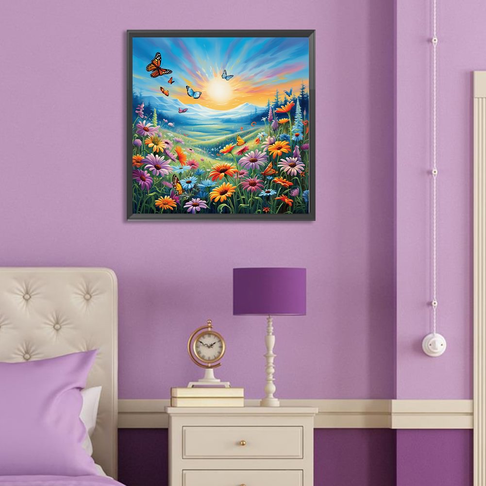 Diamentowe Malowanie Rodzinne  – Resin Art With Flowers recenzja i cena